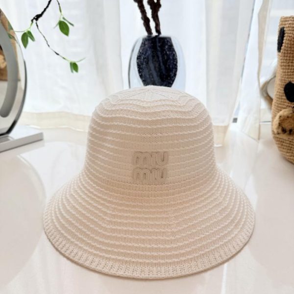 designer,replica,clothing,fake,1:1,lv,luxury,high quality Miu Miu straw fisherman’s hat, made of natural straw (DNG5QR).