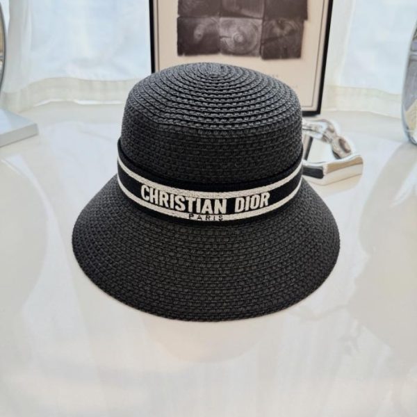 designer,replica,clothing,fake,1:1,lv,luxury,high quality Dior Women’s Straw Fisherman Hat, Openwork Straw Material (TD3D88)