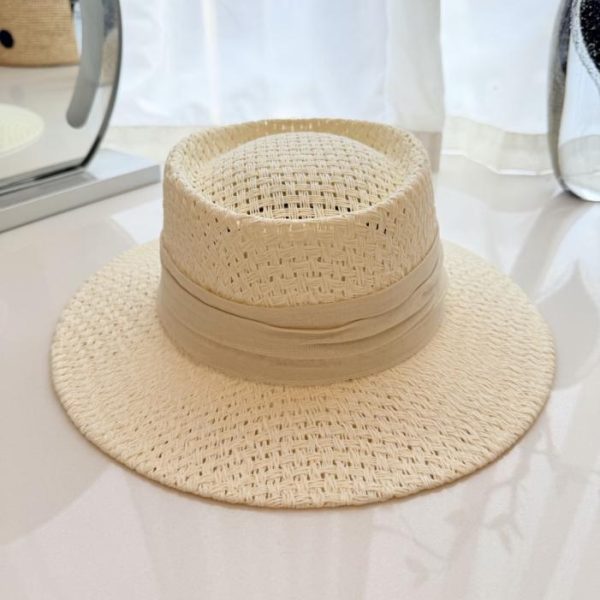 designer,replica,clothing,fake,1:1,lv,luxury,high quality Loewe flat-brimmed hat (J3OFGK)