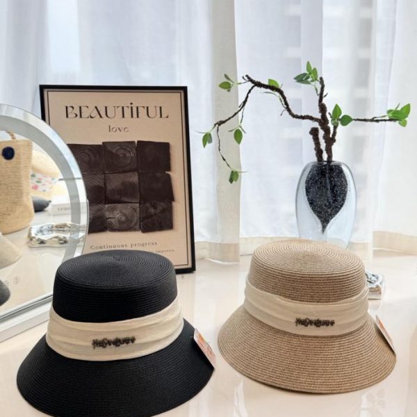 designer,replica,clothing,fake,1:1,lv,luxury,high quality Saint Laurent Straw Fisherman’s Hat (ODWQX2)