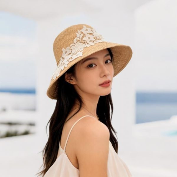 designer,replica,clothing,fake,1:1,lv,luxury,high quality Dior Raffia Fisherman’s Hat (XYQC1I)