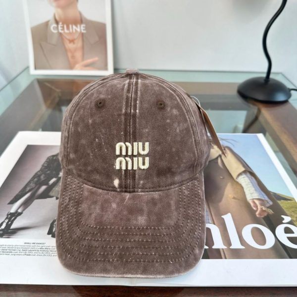 designer,replica,clothing,fake,1:1,lv,luxury,high quality MiuMiu’s new baseball cap (S0UGW0)
