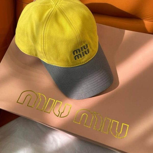 designer,replica,clothing,fake,1:1,lv,luxury,high quality Miu Miu’s new baseball cap (RLCOHC)