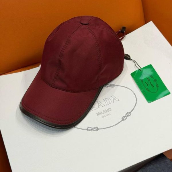 designer,replica,clothing,fake,1:1,lv,luxury,high quality Prada drawstring baseball cap (WC9SOV)