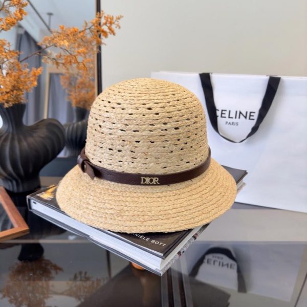 designer,replica,clothing,fake,1:1,lv,luxury,high quality Dior Raffia hat (9683BE)
