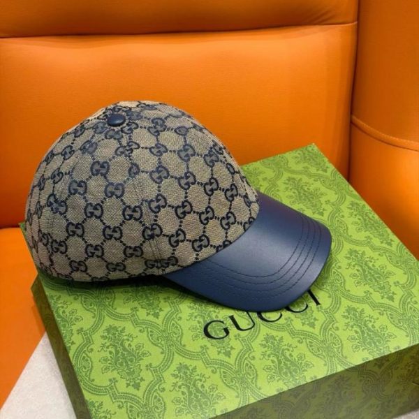 designer,replica,clothing,fake,1:1,lv,luxury,high quality Gucci’s new monogrammed leather baseball cap (0XRG0K)