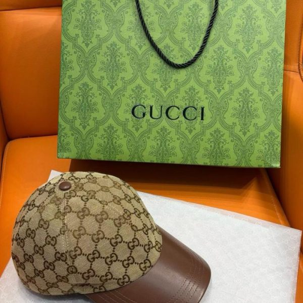 designer,replica,clothing,fake,1:1,lv,luxury,high quality Gucci’s new monogrammed leather baseball cap (RBIOZJ)