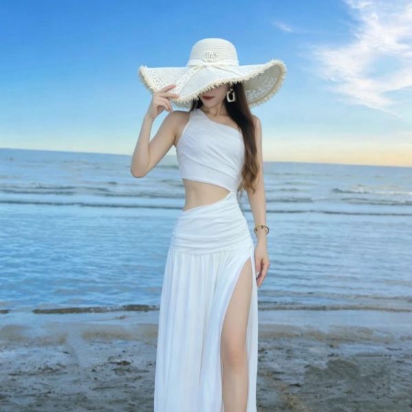 designer,replica,clothing,fake,1:1,lv,luxury,high quality CHANEL New Style Floral Wide-brimmed Sun Hat, Open-top Cap, Beach Wide-brimmed Sun Hat (C5AGKT)