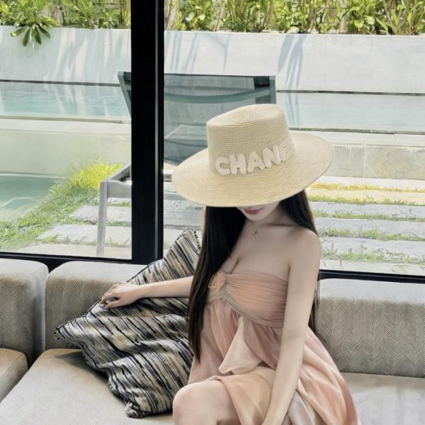 designer,replica,clothing,fake,1:1,lv,luxury,high quality CHANEL’s new elegant straw hat (78OASH)