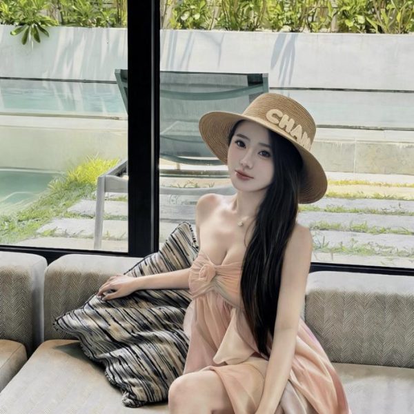 designer,replica,clothing,fake,1:1,lv,luxury,high quality CHANEL’s new elegant straw hat (X8Q4H2)