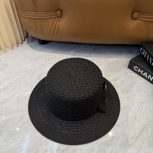 designer,replica,clothing,fake,1:1,lv,luxury,high quality CHANEL’s new flat-top straw hat (LT9Q72)