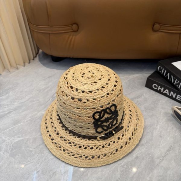 designer,replica,clothing,fake,1:1,lv,luxury,high quality Loewe Spring/Summer Wide-brimmed Casual Straw Hat (CZGYNJ)