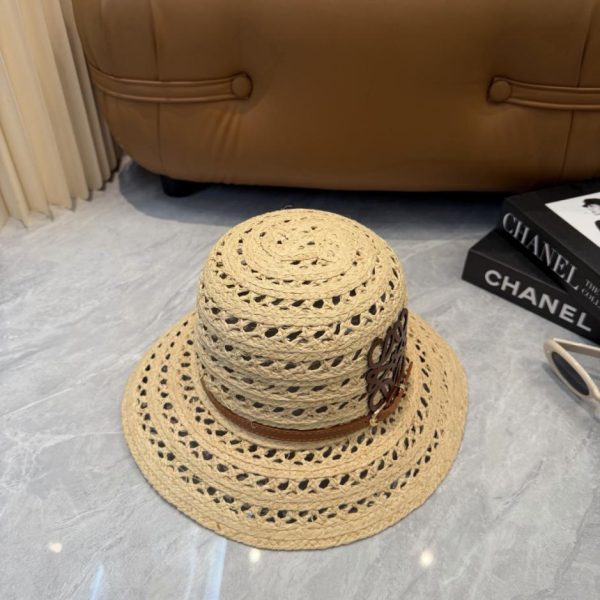 designer,replica,clothing,fake,1:1,lv,luxury,high quality Loewe Spring/Summer Wide-brimmed Casual Straw Hat (WMVABL)