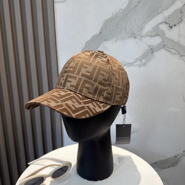 designer,replica,clothing,fake,1:1,lv,luxury,high quality FENDI monogram baseball cap, FD monogram bucket cap (0I14CH)