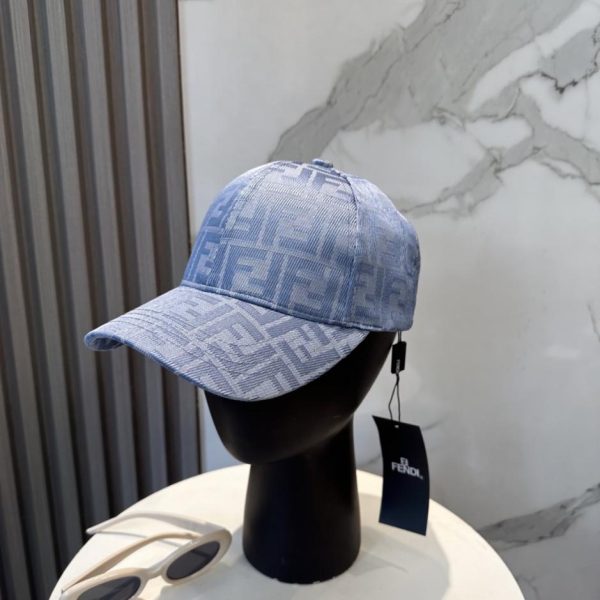 designer,replica,clothing,fake,1:1,lv,luxury,high quality FENDI monogram baseball cap, FD monogram bucket cap (2WV1IF)