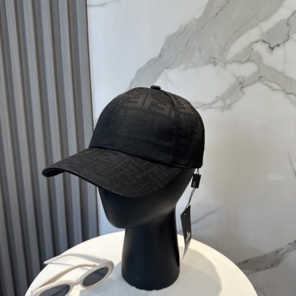 designer,replica,clothing,fake,1:1,lv,luxury,high quality FENDI monogram baseball cap, FD monogram bucket cap (DXX90B)