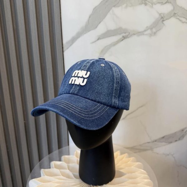 designer,replica,clothing,fake,1:1,lv,luxury,high quality MIUMIU New Washed Minimalist Baseball Cap (VIFLXF)