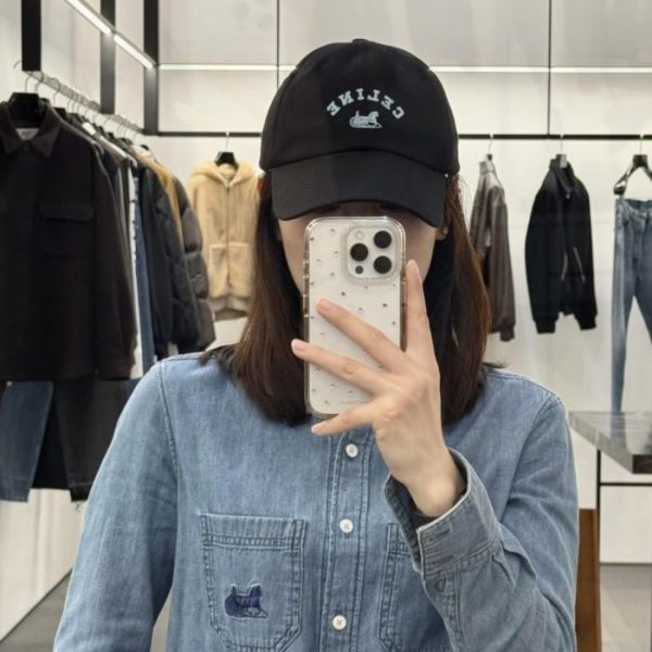 designer,replica,clothing,fake,1:1,lv,luxury,high quality CELINE official website reseller version, minimalist lettering, celebrity-style latest baseball cap (GDSS6C)