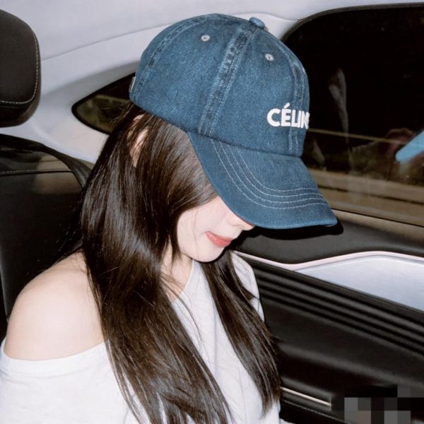 designer,replica,clothing,fake,1:1,lv,luxury,high quality CELINE New Denim Baseball Cap (0JEIK1)