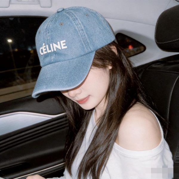 designer,replica,clothing,fake,1:1,lv,luxury,high quality CELINE’s new denim baseball cap (SRBH7M)