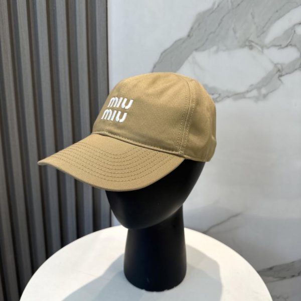 designer,replica,clothing,fake,1:1,lv,luxury,high quality MIUMIU canvas baseball cap, 1:1 replica, custom molded (RAZ56H)