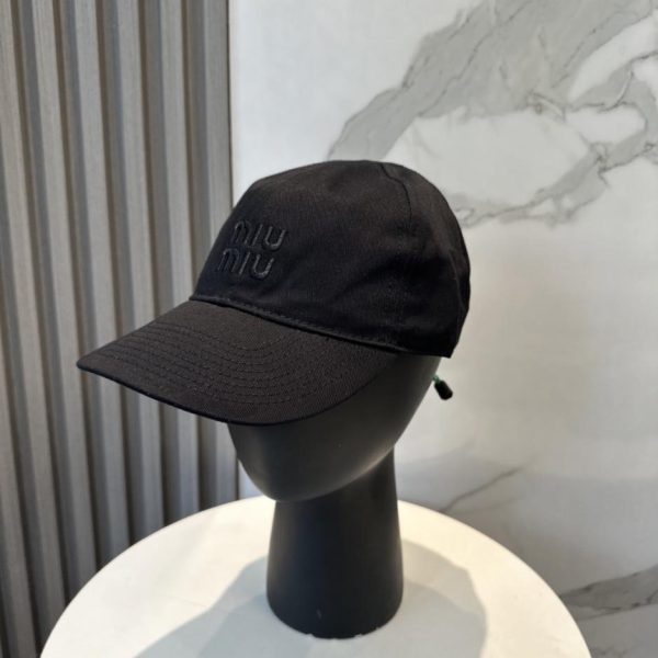 designer,replica,clothing,fake,1:1,lv,luxury,high quality MIUMIU canvas baseball cap, 1:1 replica, custom-made (ZM59AJ)