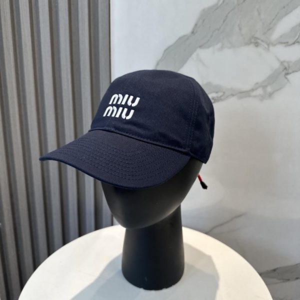 designer,replica,clothing,fake,1:1,lv,luxury,high quality MIUMIU canvas baseball cap, 1:1 replica, custom-made (ZW82IE)