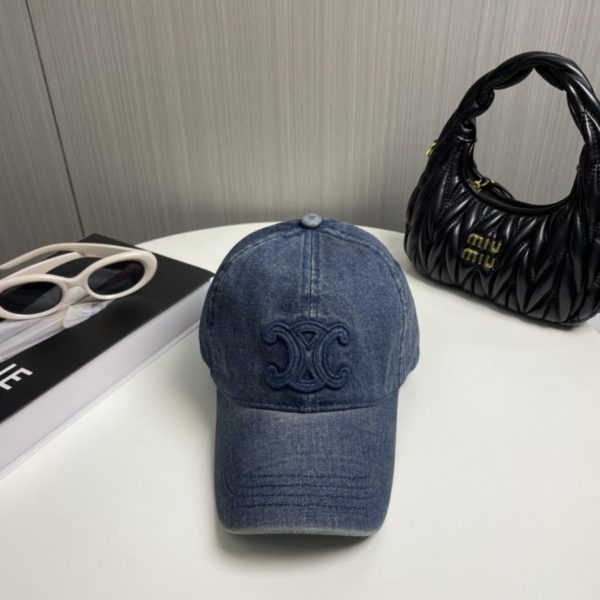 designer,replica,clothing,fake,1:1,lv,luxury,high quality New arrival: Celine denim baseball cap (FLRREB)