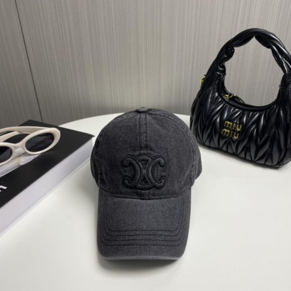 designer,replica,clothing,fake,1:1,lv,luxury,high quality New arrival: Celine denim baseball cap (KFQ318)