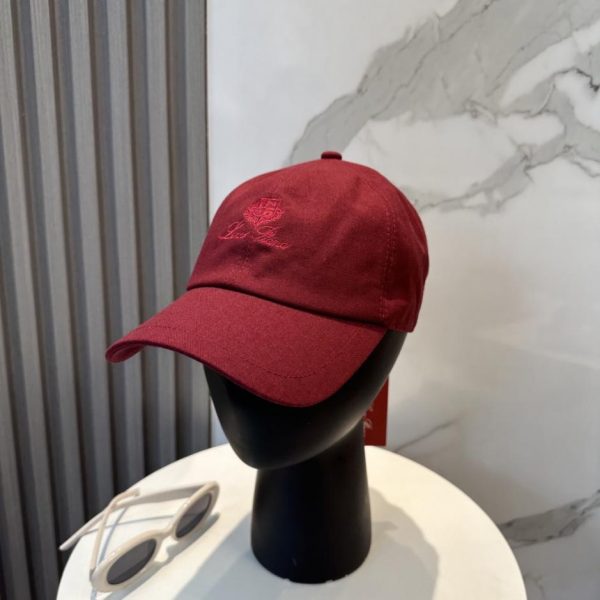 designer,replica,clothing,fake,1:1,lv,luxury,high quality Loro Piana new high-quality linen baseball cap (S7OGNS)