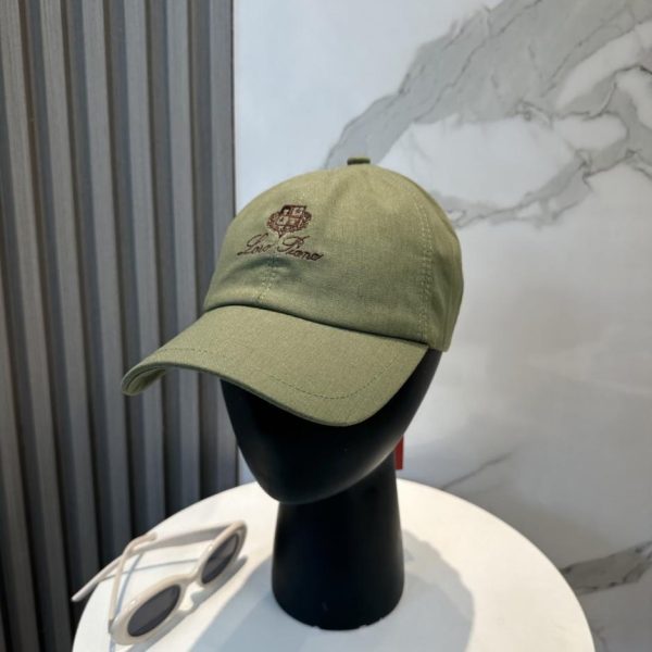 designer,replica,clothing,fake,1:1,lv,luxury,high quality Loro Piana New High-Quality Linen Baseball Cap (ZK25D7)