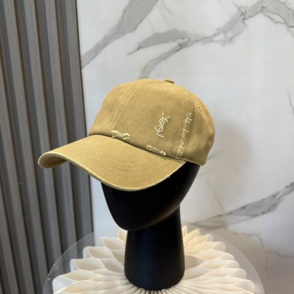designer,replica,clothing,fake,1:1,lv,luxury,high quality YSL Saint Laurent Embroidered Baseball Cap (930K70)
