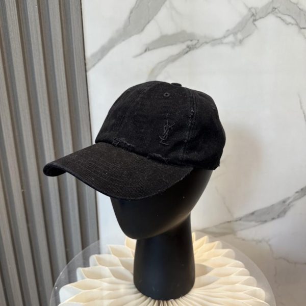 designer,replica,clothing,fake,1:1,lv,luxury,high quality YSL Saint Laurent Embroidered Baseball Cap (ERGMC3)