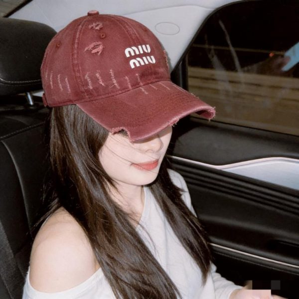 designer,replica,clothing,fake,1:1,lv,luxury,high quality MIUMIU New Dopamine All-Season Baseball Cap (KL50AH)