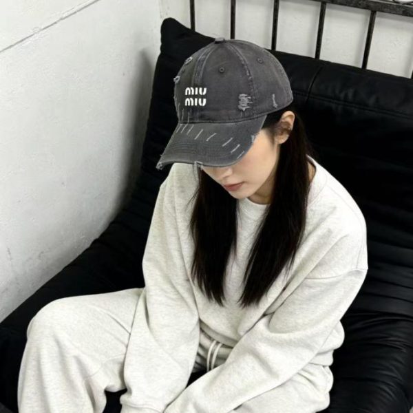 designer,replica,clothing,fake,1:1,lv,luxury,high quality MIUMIU New Dopamine All-Season Baseball Cap (USURF6)