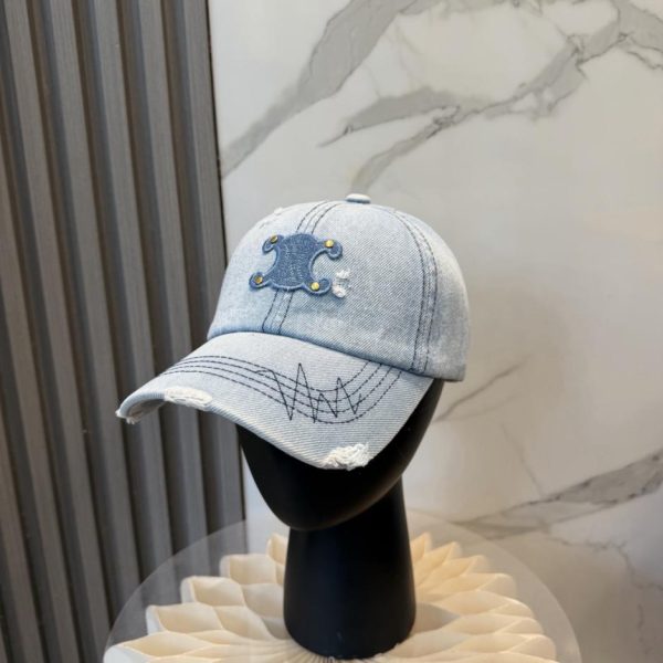 designer,replica,clothing,fake,1:1,lv,luxury,high quality CELINE New Denim Baseball Cap (4AA8FO)