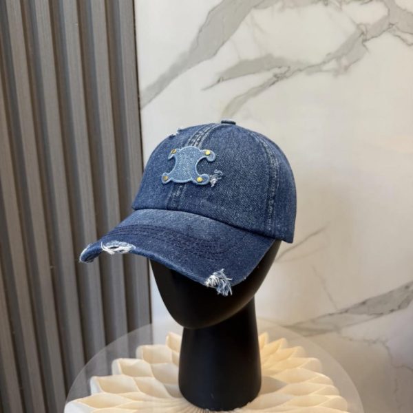 designer,replica,clothing,fake,1:1,lv,luxury,high quality CELINE’s new denim baseball cap (L4VRRG)