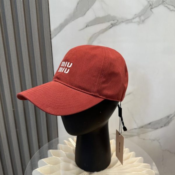 designer,replica,clothing,fake,1:1,lv,luxury,high quality MIU MIU Baseball Cap (7TAZOF)