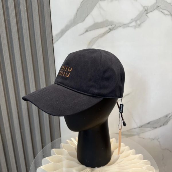designer,replica,clothing,fake,1:1,lv,luxury,high quality MIU MIU Baseball Cap (O3OA7R)
