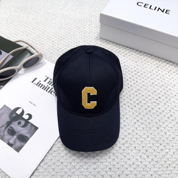 designer,replica,clothing,fake,1:1,lv,luxury,high quality CELINE official website reseller version, minimalist lettering, celebrity-style latest baseball cap (DI9W15)