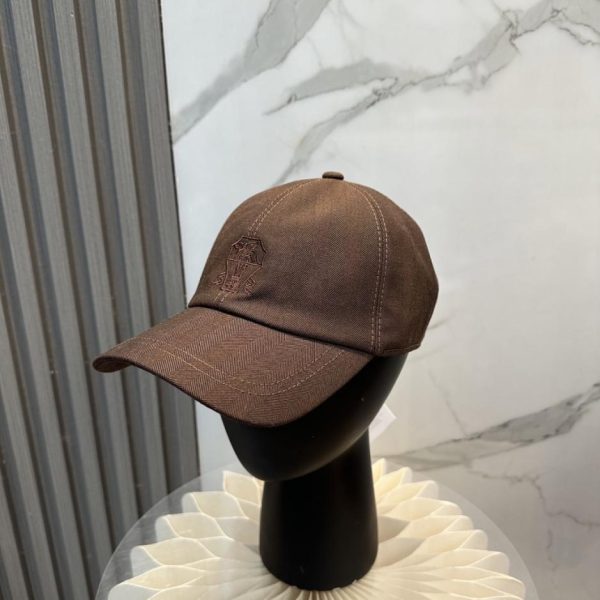 designer,replica,clothing,fake,1:1,lv,luxury,high quality brunello cucinelli new herringbone baseball cap, all-season high-quality version (IWNB0C).