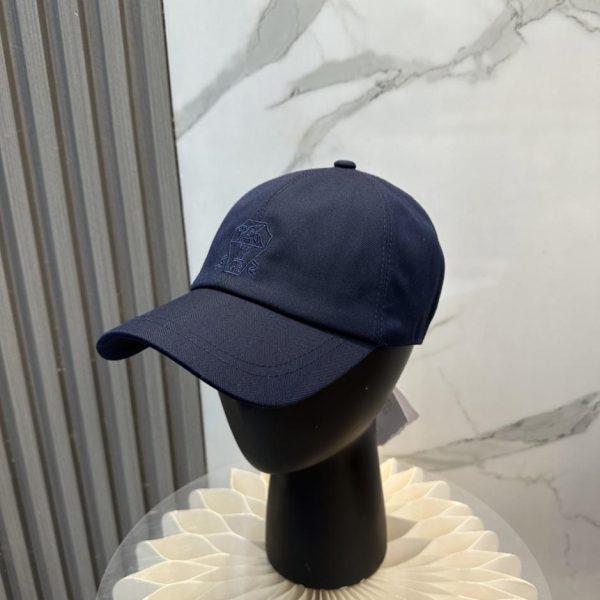 designer,replica,clothing,fake,1:1,lv,luxury,high quality brunello cucinelli new herringbone baseball cap, all-season high-quality version (QM10G5)