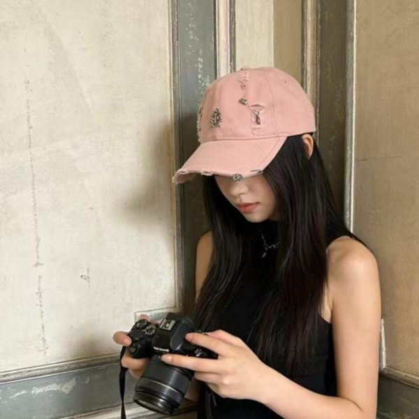 designer,replica,clothing,fake,1:1,lv,luxury,high quality Chrome Hearts New Baseball Cap (17BQW2)