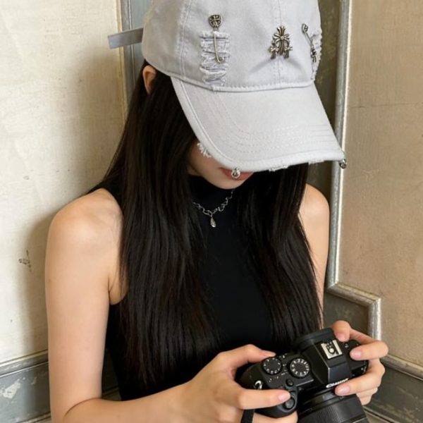 designer,replica,clothing,fake,1:1,lv,luxury,high quality Chrome Hearts New Baseball Cap (JZ4HHV)