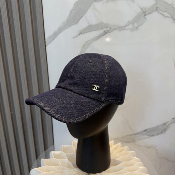 designer,replica,clothing,fake,1:1,lv,luxury,high quality New Chanel high-end denim baseball cap (307A2S)