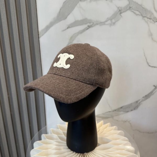 designer,replica,clothing,fake,1:1,lv,luxury,high quality Celine Fall/Winter New Cashmere Baseball Cap, Simple Style (C76LTE)