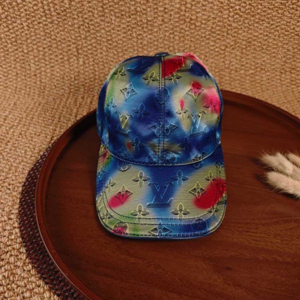 designer,replica,clothing,fake,1:1,lv,luxury,high quality LV camouflage baseball cap (BCAGB7)