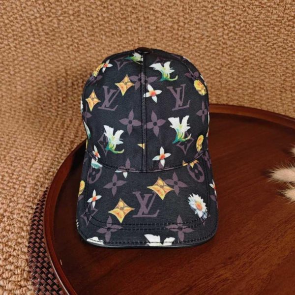 designer,replica,clothing,fake,1:1,lv,luxury,high quality New Lv baseball cap (D55SU7)
