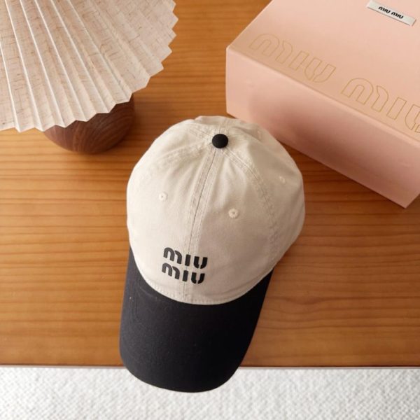 designer,replica,clothing,fake,1:1,lv,luxury,high quality MIUMIU New Baseball Cap (82O6XD)