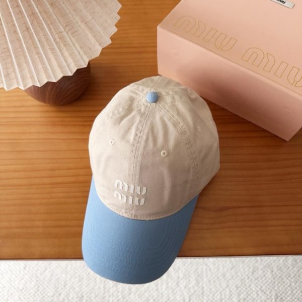 designer,replica,clothing,fake,1:1,lv,luxury,high quality MIUMIU New Baseball Cap (C9HKTC)